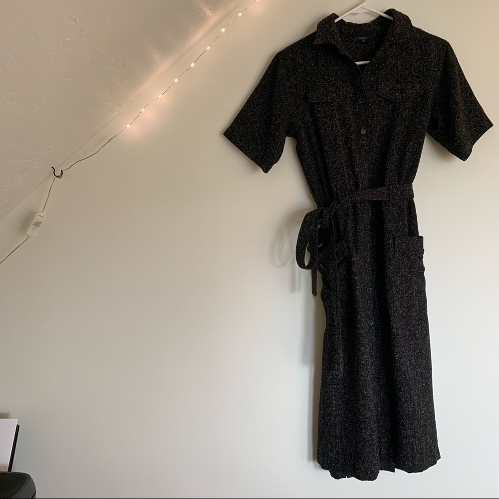 FRNCH button up dress